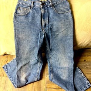 LL Bean Vintage Jeans Men’s Size 33x32 Natural F/7 Light Blue Cotton 0M664